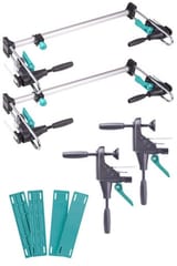 wolfcraft GmbH PRO Durų staktos jungimo spaustuvų rinkinys 1