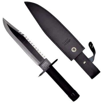 Cinema Classic Rambo I Didelis peilis su odine makštimi CC-H1 360 mm Juodas