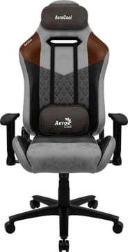 Aerocool DUKE AeroSuede Universali kompiuterinių žaidimų kėdė Juoda, Ruda, Pilka