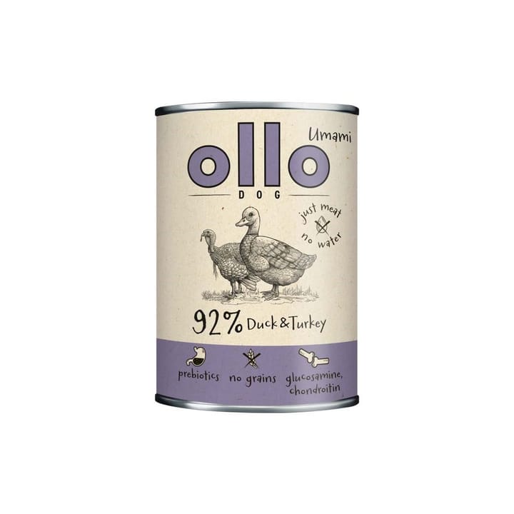 OLLO Umami Duck and turkey - drėgnas ėdalas šunims - 850g