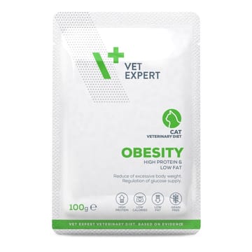 VETEXPERT Obesity Chicken - šlapias kačių maistas - 100g