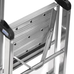 Krause Safety Sulankstomos kopėčios sidabrinės 7