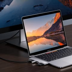 Ugreen 80856 knyginių kompiuterių dokas / jungčių replikatorius 2 x USB 3.2 Gen 2 (3.1 Gen 2) Type-C Aliuminis 6