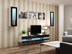 Cama VIGO NEW11BI/CZ svetainės sekcija Spinta daiktams ir garso / vaizdo technikai laikyti