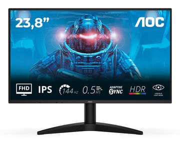AOC 24B36X kompiuterio monitorius 60,5 cm (23.8") 1920 x 1080 pikseliai „Full HD“ LED Juoda