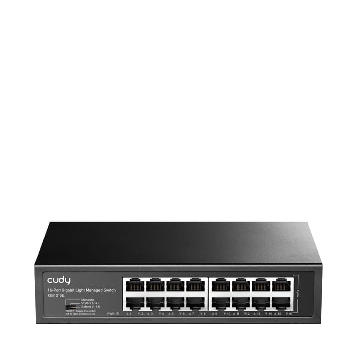 CUDY GS1016E 16 prievadų gigabito šviesos jungiklis