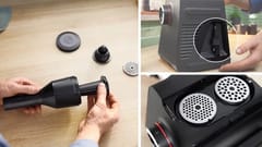 Bosch Serie 6 MFWS650B mėsmalė 500 W Juoda, Sidabras 6