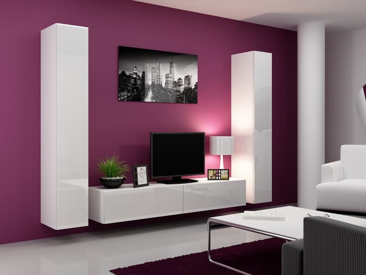 Cama VIGO 4 BI/BI svetainės sekcija Spinta daiktams ir garso / vaizdo technikai laikyti