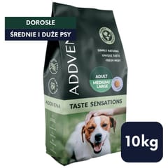 ADDVENA Taste Sensations Adult Medium/Large Turkey - sausas maistas šunims - 10kg 2