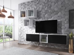 Cama ROCO8 BI/BI/CZ svetainės sekcija Spinta daiktams ir garso / vaizdo technikai laikyti
