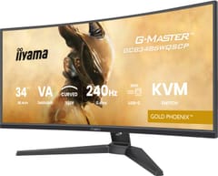 iiyama G-MASTER GCB3486WQSCP-B1 kompiuterio monitorius 86,4 cm (34") 3440 x 1440 pikseliai UltraWide Quad HD Juoda 7