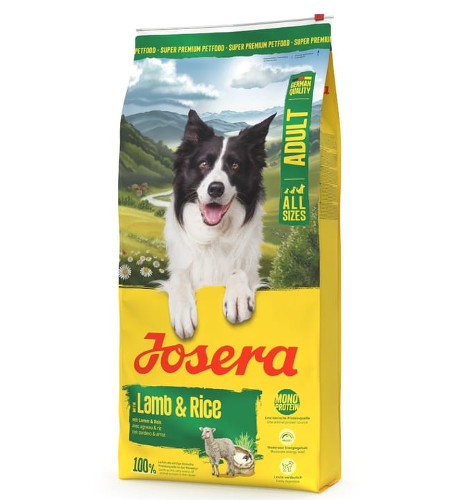 JOSERA Adult Lamb & Rice - sausas maistas šunims - 12,5kg