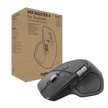 Logitech MX Master 4 for Business kompiuterio pelė Biuras Dešinės rankos RD belaidis ryšys + „Bluetooth“ Lazeris 8000 DPI