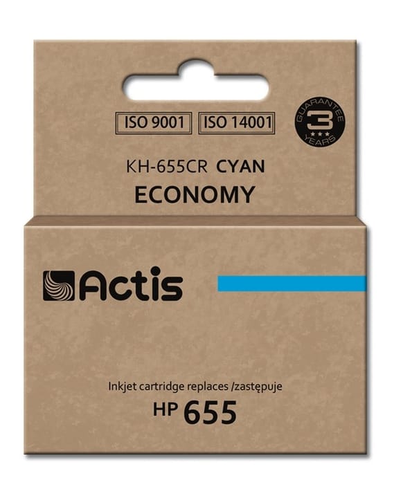 Actis KH-655CR rašalas (pakaitalas HP 655 CZ110AE; standartinis; 12 ml; mėlynas)