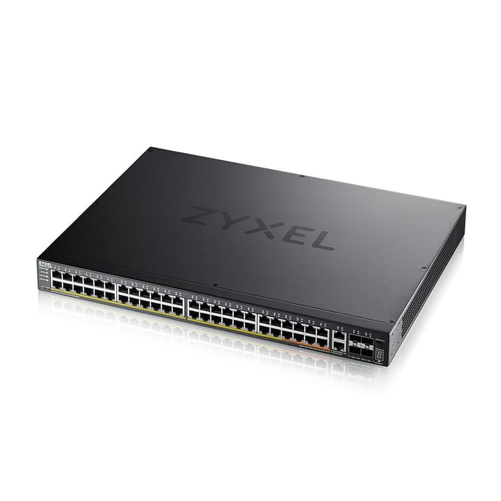 Zyxel XGS2220-54HP Valdomas L3 Gigabit Ethernet (10/100/1000) Maitinimas per Eternetą (PoE)