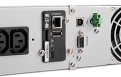 Eaton 9E1000IR nepertraukiamo maitinimo resursai (UPS) Dviguba konversija (prisijungus) 1 kVA 900 W 4 AC išvestis(ys / čių) 3