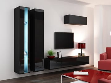 Cama VIGO NEW1 CZ/CZ svetainės sekcija Spinta daiktams ir garso / vaizdo technikai laikyti
