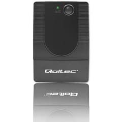 Qoltec 53772 nepertraukiamo maitinimo resursai (UPS) „Line-Interactive“ 0,65 kVA 360 W 1 AC išvestis(ys / čių) 6