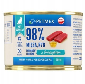 PETMEX with tuna - šlapias kačių maistas - 200g