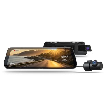 XBLITZ REFLEX 4K Aukščiausios kokybės 4K HDR vaizdo registratorius su galinio vaizdo kamera, „Wi-Fi“ ir GPS