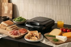 Promis STP 25 XXL“ sumuštinių keptuvė, 4 skrebučiai, 1400 W, juoda 5