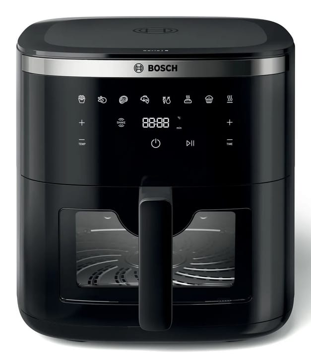 Bosch Serie 6 MAFS2671B gruzdintuvė Vienas 7,2 L Autonominės 1800 W Karšto oro gruzdintuvė Juoda