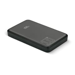Išorinė baterija 10 000 mAh, 1× USB, 2× USB-C, 20 W, QC4+, LCD ekranas, juoda 1