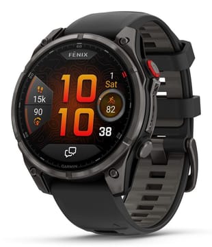 Garmin fēnix 8 Pro 3,56 cm (1.4") AMOLED 47 mm Skaitmeninis 454 x 454 pikseliai Lietimui jautrus ekranas Pilka „Wi-Fi“ GPS (palydovinis)