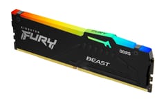 Kingston Technology FURY Beast RGB atminties modulis 32 GB 1 x 32 GB DDR5 5600 MT/s 288-pin DIMM