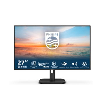 Philips 27E1N1200A/00 kompiuterio monitorius 68,6 cm (27") 1920 x 1080 pikseliai „Full HD“ LCD Juoda