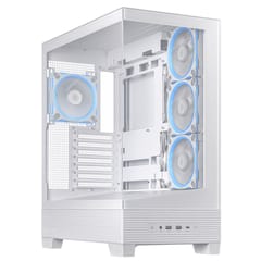 ASUS A31 Plus TG ARGB WHITE „Midi Tower“ Balta 2