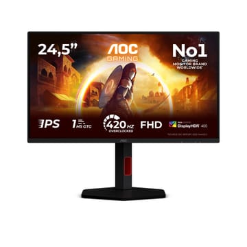 AOC G4 25G4KUR kompiuterio monitorius 62,2 cm (24.5") 1920 x 1080 pikseliai „Full HD“ LED Juoda, Raudona
