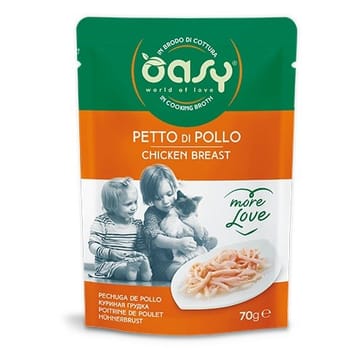 OASY More Love Chicken breast - šlapias kačių maistas - 70g