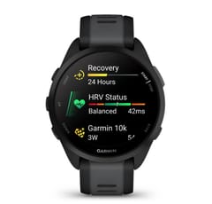 Garmin Forerunner 165 3,05 cm (1.2") AMOLED 43 mm Skaitmeninis 390 x 390 pikseliai Lietimui jautrus ekranas Juoda GPS (palydovinis) 4