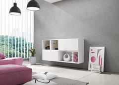 Cama ROCO15 BI/BI/BI svetainės sekcija Spinta daiktams ir garso / vaizdo technikai laikyti