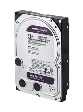 Western Digital WD64PURZ vidinis kietasis diskas 3.5" 6 TB „Serial ATA III“