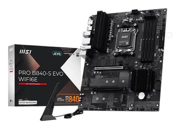 MSI Pro B840-S EVO WIFI6E AMD B840 AM5 lizdas ATX
