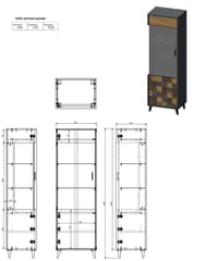 Cama rinkinys SOUL 1 Spinta daiktams ir garso / vaizdo technikai laikyti 7