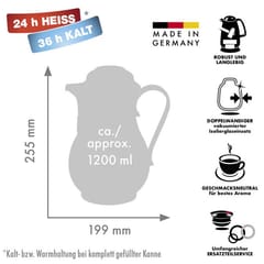 ROTPUNKT termosas, 1,2 l, dramblio kaulo spalvos (ekru) 2