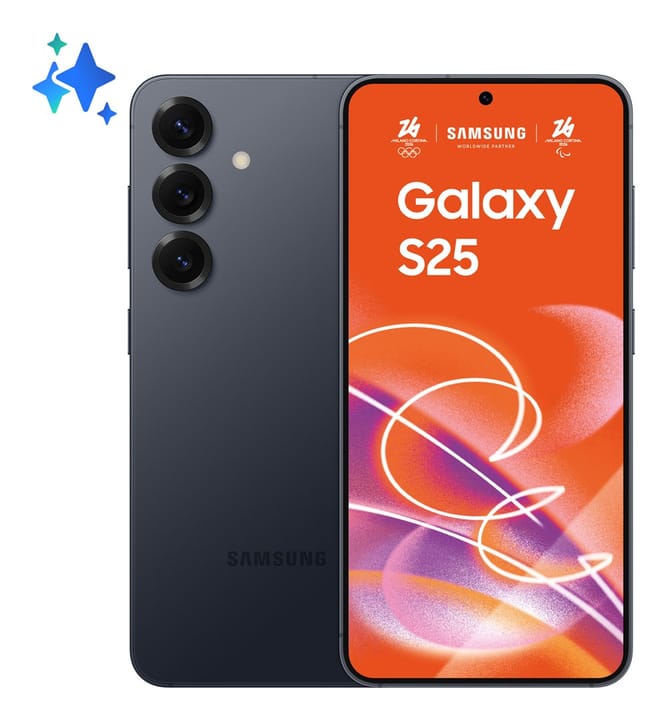 Samsung Galaxy S25 SM-S931B/DS 15,8 cm (6.2") Dviguba SIM jungtis Android 15 5G C tipo USB 12 GB 128 GB 4000 mAh Juoda