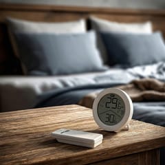 GreenBlue belaidė meteorologinė stotis, vidaus/lauko temperatūra, laikrodis, °C/°F pasirenkama, veikimo nuotolis iki 60 m, GB162 8