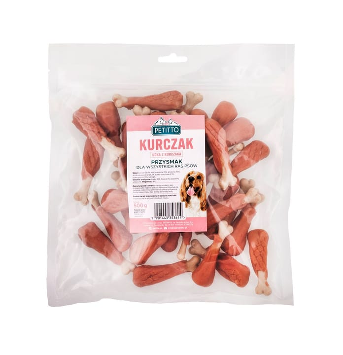 PETITTO Chicken legs - skanėstas šuniui - 500g