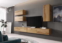 Cama VIGO 13 WO/WO svetainės sekcija Spinta daiktams ir garso / vaizdo technikai laikyti 1