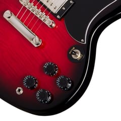 Epiphone SG Tribute Plus Cherry Burst - elektrinė gitara 5
