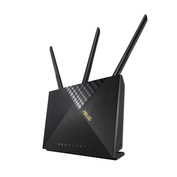 ASUS 4G-AX56 belaidis maršrutizatorius Gigabitinis eternetas Dviguba juosta (2,4 GHz / 5 GHz) Juoda