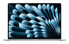 Apple MacBook Air Apple M M4 Knyginis kompiuteris 38,9 cm (15.3") 16 GB 512 GB SSD Wi-Fi 6E (802.11ax) macOS Sequoia Mėlyna