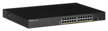 Zyxel GS1900-24HP Valdomas Gigabit Ethernet (10/100/1000) 1U Juoda
