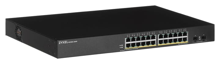 Zyxel GS1900-24HP Valdomas Gigabit Ethernet (10/100/1000) 1U Juoda