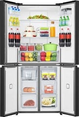 Gorenje NRM819E61BX dviduris šaldytuvas-šaldiklis Pastatomi 460 L Juoda 3
