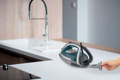 Tefal Ultragliss Anti-Calc Plus FV6842 Garinis lygintuvas 2800 W Mėlyna, Sidabras 5